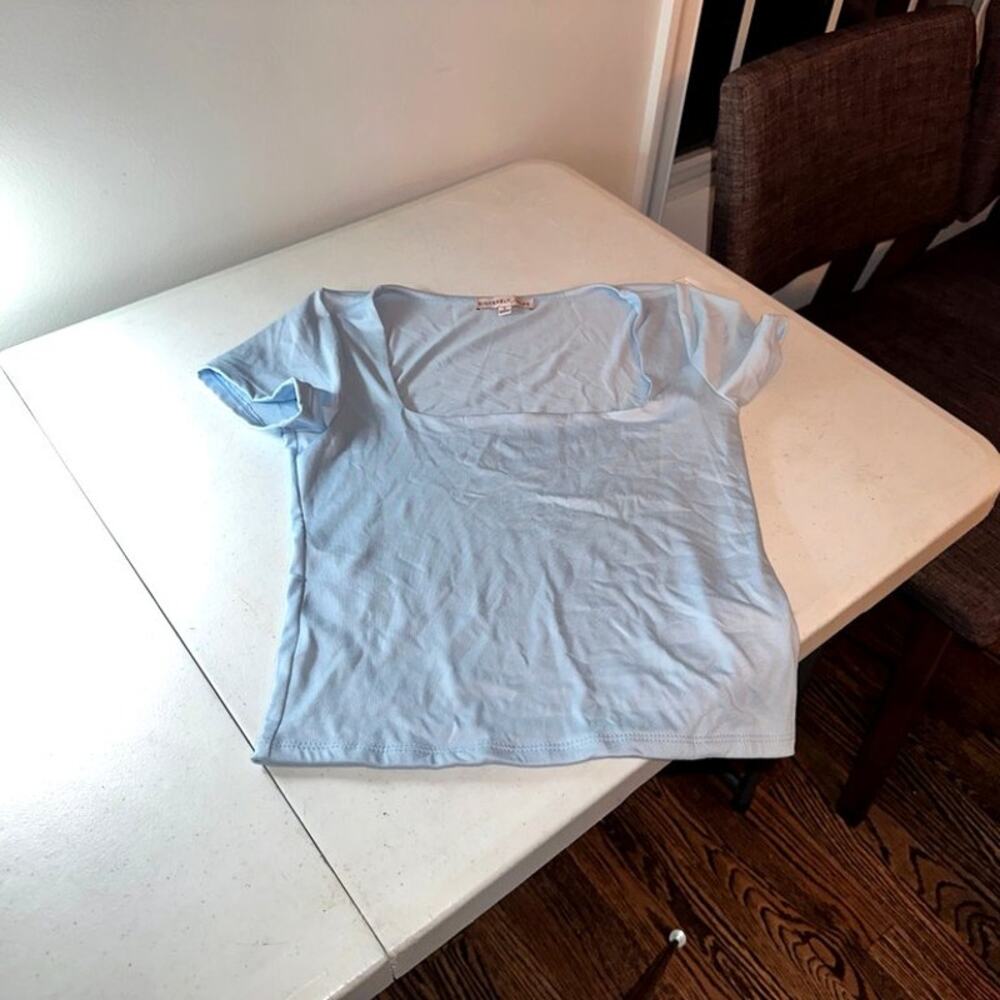 Sincerely Jules Light Blue Blouse